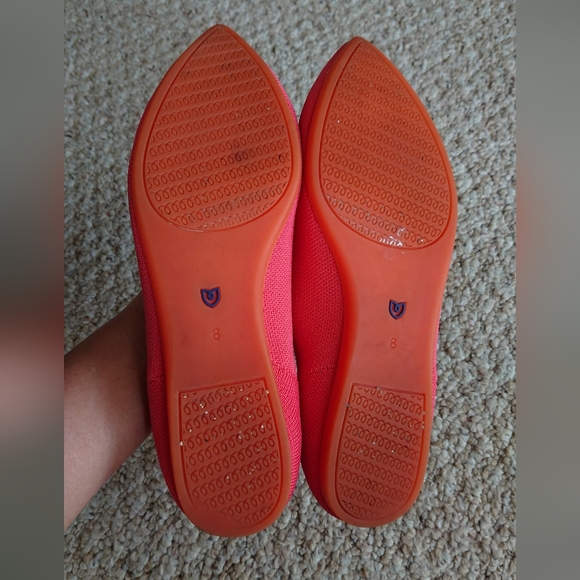 Rothy's the point coral pink flat size 7.5 - Picture 13 of 13